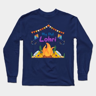 My First Lohri , Punjabi Festival, Indian Festival Long Sleeve T-Shirt